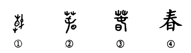 细说汉字“春”，春字的本义、春字演变及起源